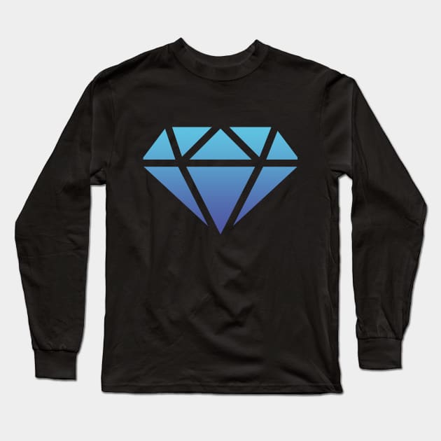 Gradient diamond Long Sleeve T-Shirt by swaynowo